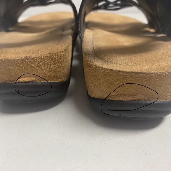 Maizie Style Leather Lace Up Black Sandals 7.5 SEE DESCRIPTION - Picture 9 of 10